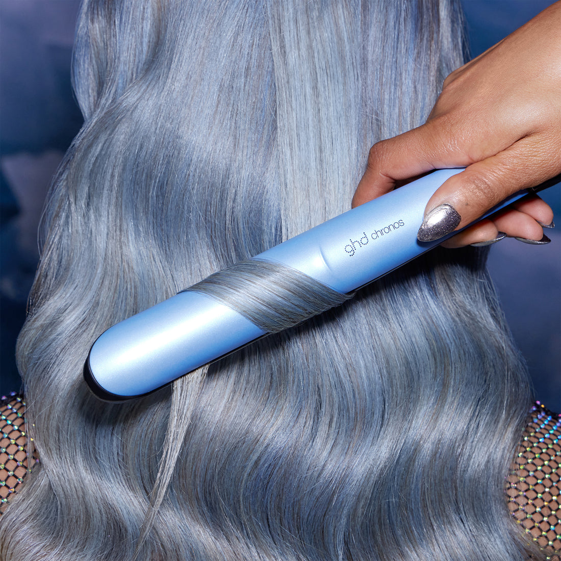 ghd Chronos Limited-Edition Gift Set - Hair Straightener in Icy Blue