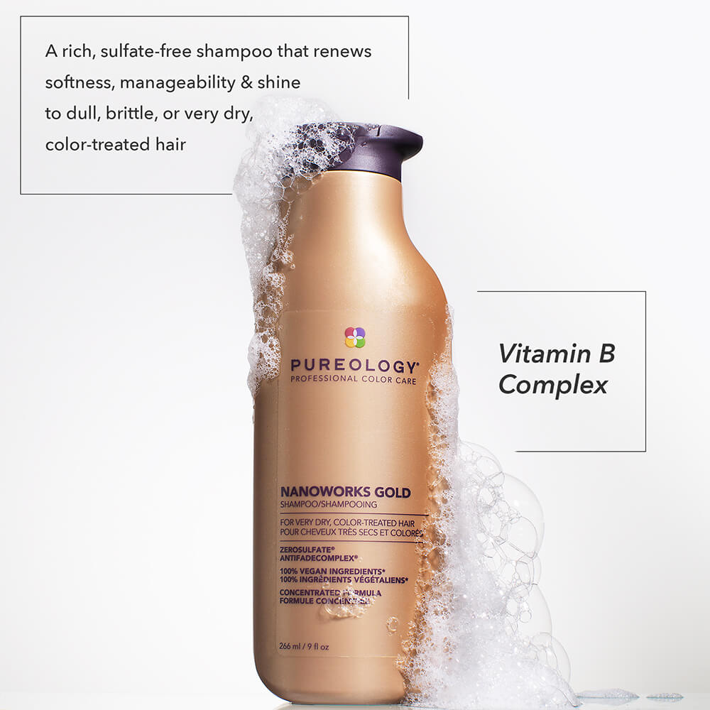 Pureology Nanoworks Gold Shampoo 266ml