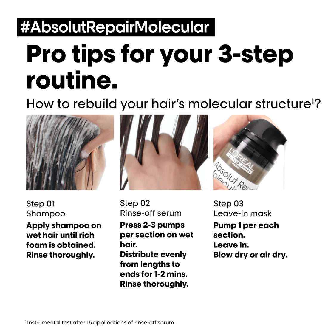 Absolut Repair Molecular Shampoo 300ml