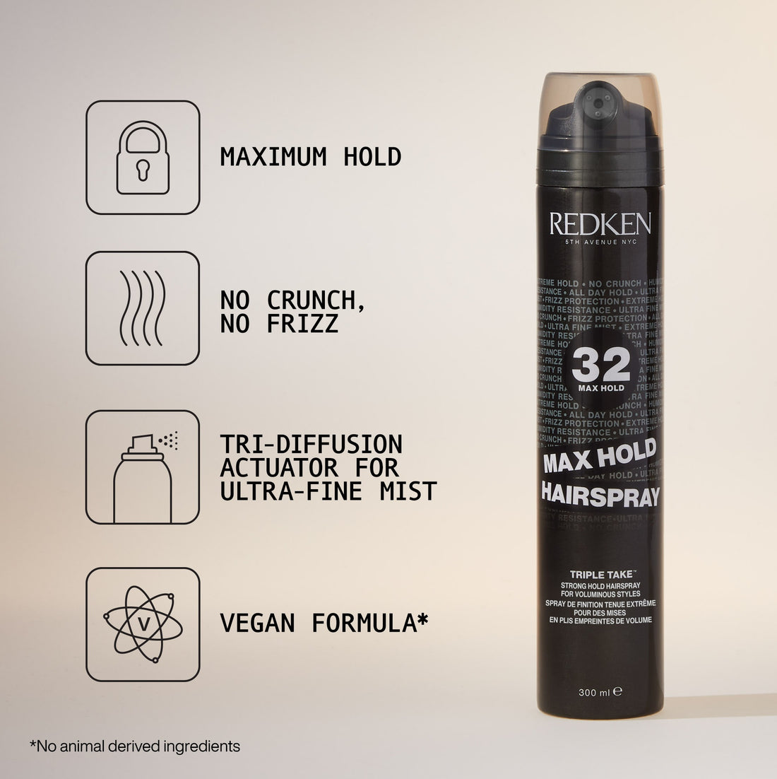 Redken Max Hold Hairspray 300ml