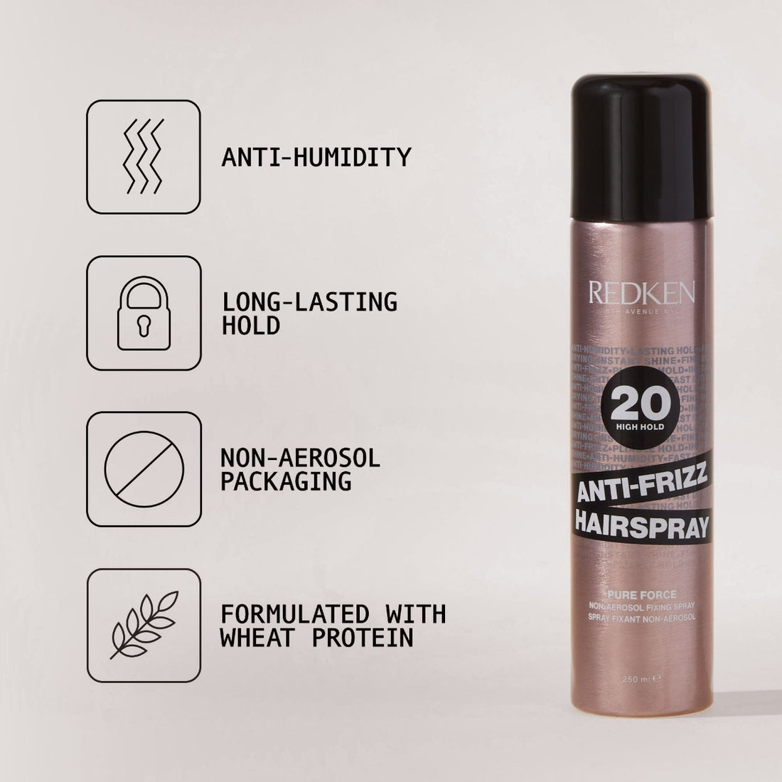 Redken Anti Frizz Hairspray 250ml