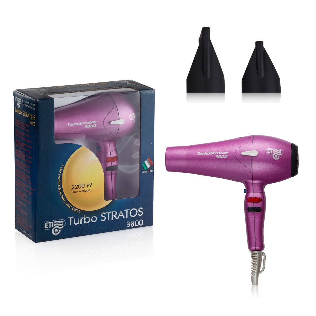 ETI Turbo Stratus 3800 Hairdryer Pink