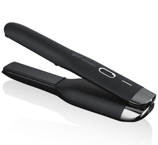 ghd unplugged hair straightener in matte black