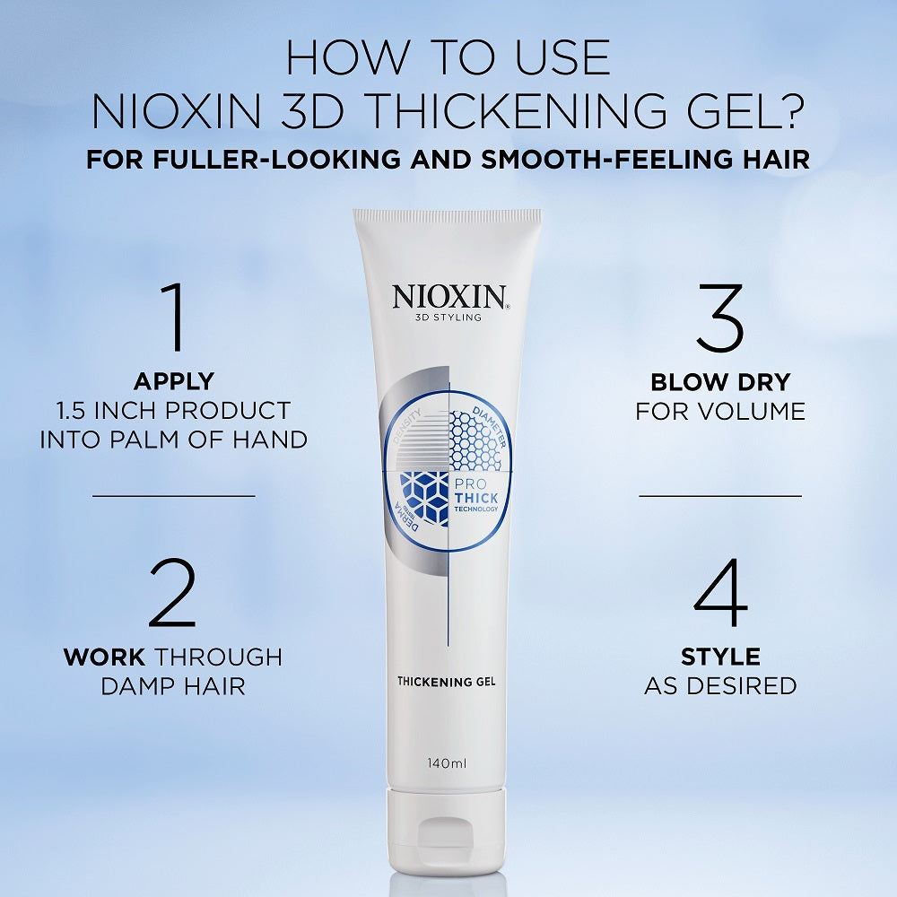 Nioxin Styling Hair Thickening Gel 140ml